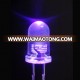 High quality ultra violet 20mA 5mm UV led 365nm